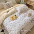 Lunch Rabbit bed sheet cover bedding pillowcase set